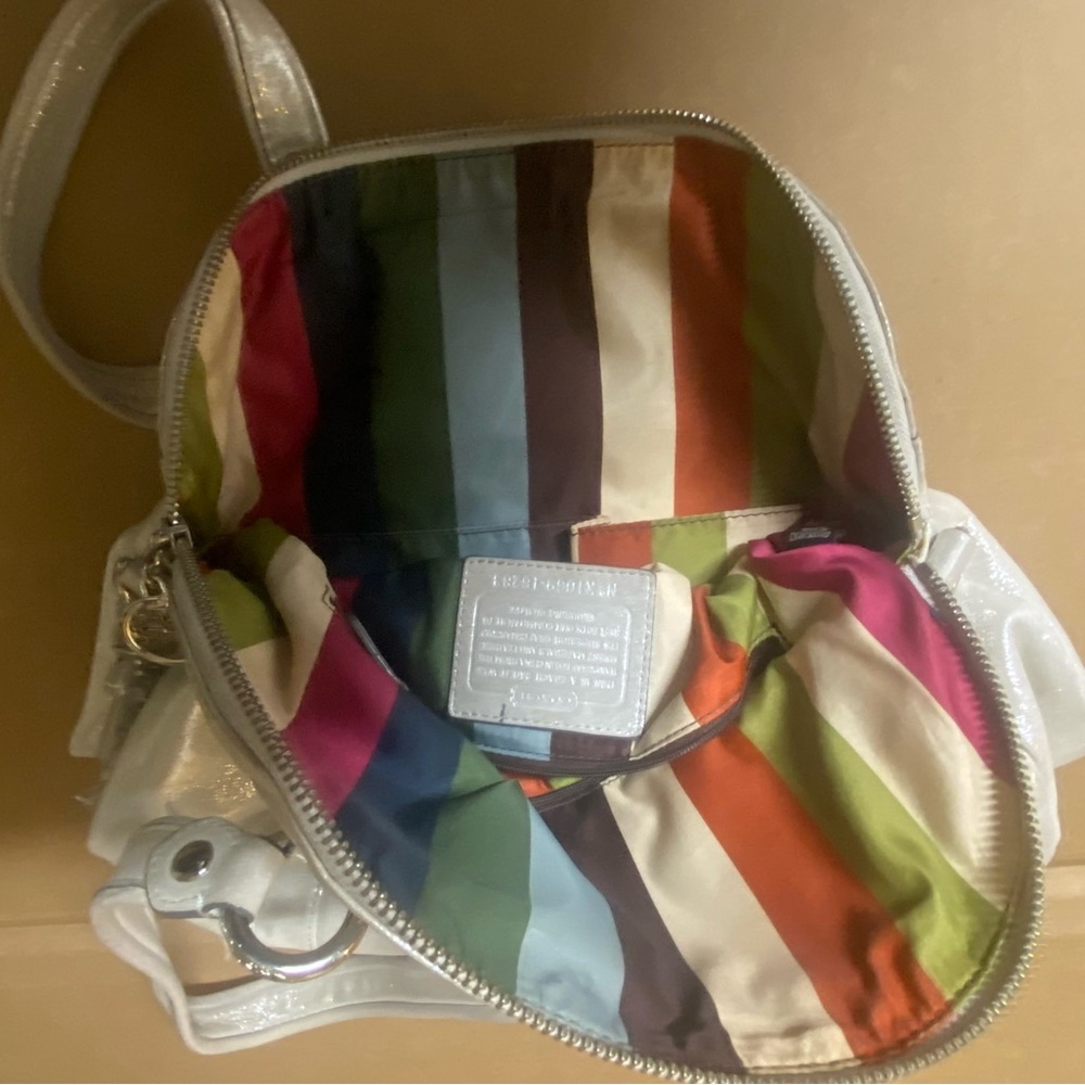 Coach Shimmering Cream Shoulder Bag - Picture 3 of 3